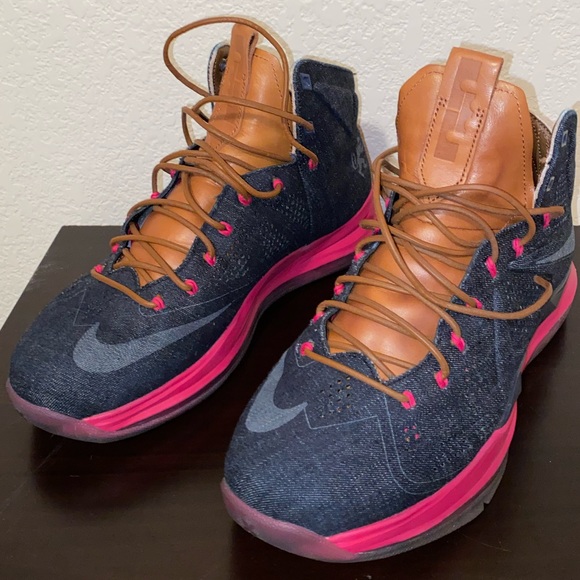 Lebron X Ten EXT QS Package Cork Denim Suede Hazel - Picture 7 of 16